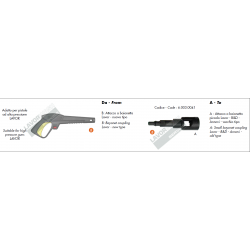 ADAPTATEUR BAIONNETTE PE FEMELLE/GE Mâle - image 1