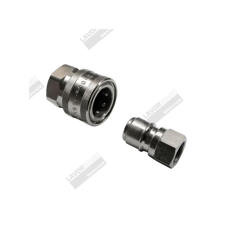 RACCORD FLEXIBLE/PISTOLET INOX 3/8" F - image 1