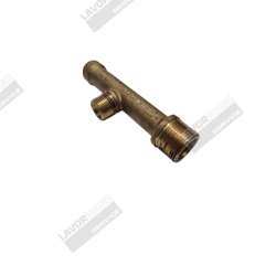 00040-01134 - 4.606.0191 RACCORD SORTIE CHAUDIERE-PORTE SONDE VUE DESSUS