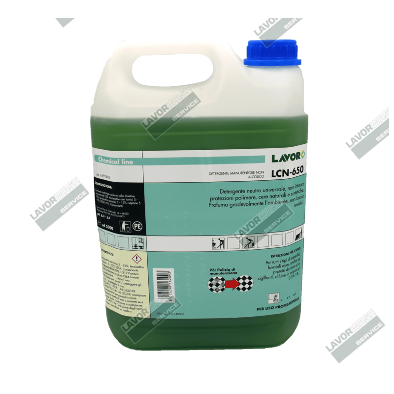 3.697.0026-5 - DETERGENT D'ENTRETIEN LAVOR NON ALCOOLIQUE