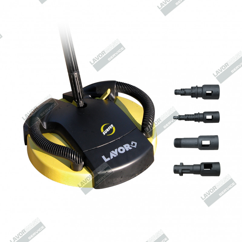6.008.0151 - BROSSE DE SOL SURFER AVEC 4 ADAPTATEURS POUR NETTOYEUR HAUTE PRESSION 6.008.0151 - BROSSE DE SOL SURFER AVEC 4 ADAPTATEURS POUR NETTOYEUR HAUTE PRESSION